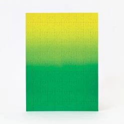 Green And Yellow Gradient Puzzle By Areaware