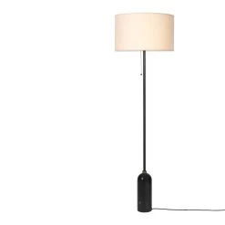 Gravity Floor Lamp By Gubi -Home Furnishings Shop Gravity FloorLamp BlackMarble Canvas on