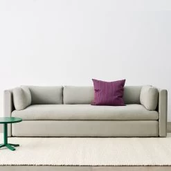Hackney Sofa 3 Seater By Hay 11 Hackney Sofa 3 Seater By Hay -Home Furnishings Shop Hackney3SeaterOsumi06 PeasRandomcreme PastisCoffeeTableO46xH40pinegreenwblacqueredashbaseandtabletop RibbonCushionred