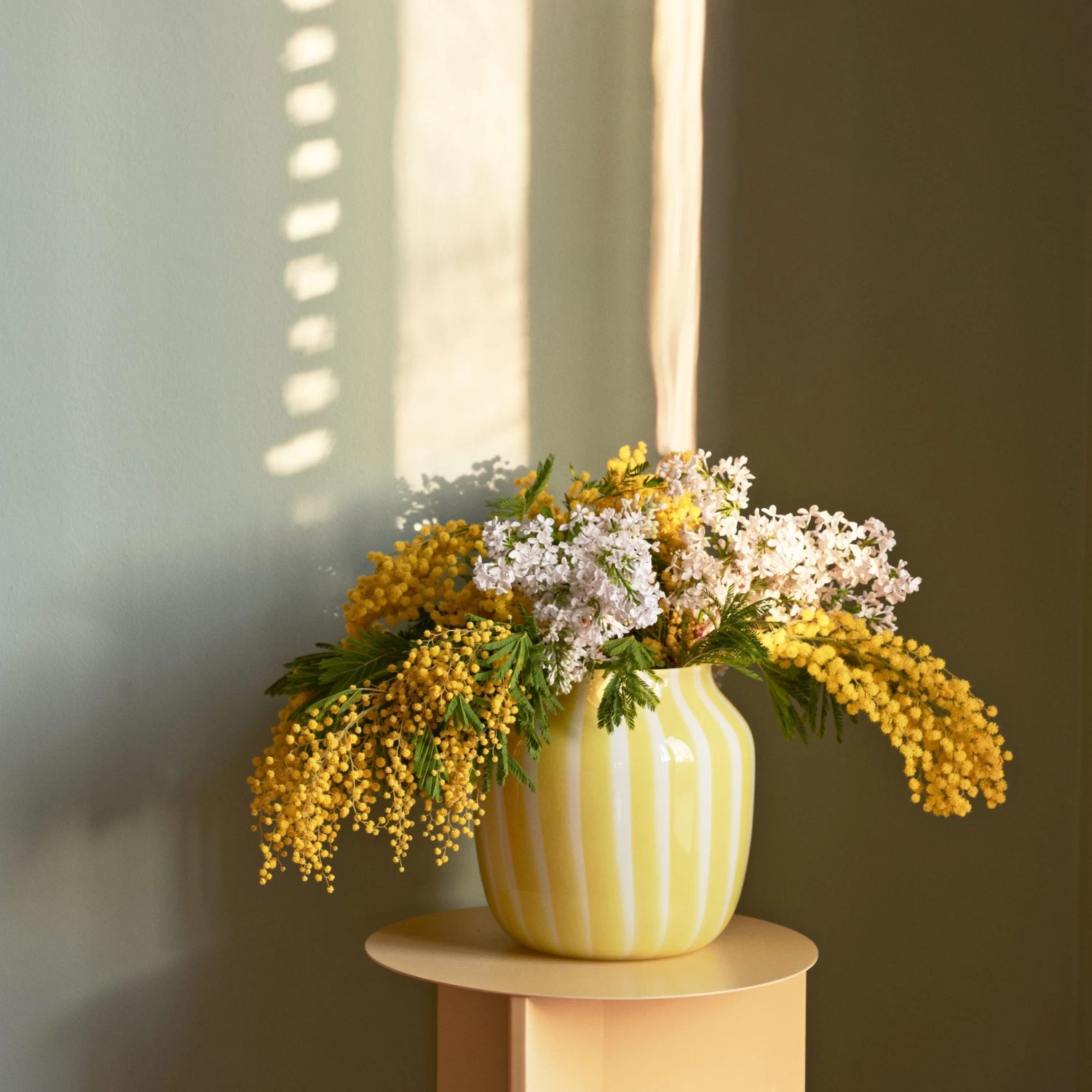 Yellow Juice Vase Wide By Hay 4 Yellow Juice Vase Wide By Hay - Image 2