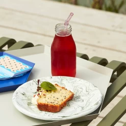 Sip Straw By Hay -Home Furnishings Shop Kaleidoroyalblue SoftIceLunchPlategreen Kaleidogrey SipSwirl PalissadeOttomanolive