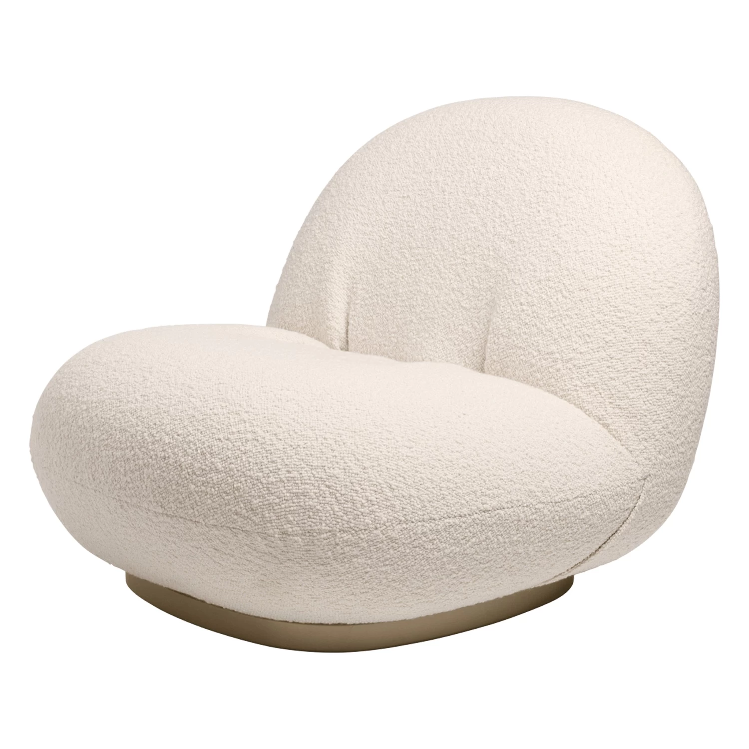 Pacha Lounge Chair Swivel Base By Gubi 5 Pacha Lounge Chair Swivel Base By Gubi - Image 3