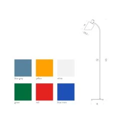 Lampe De Bureau Floor Lamp By Charlotte Perriand For Nemo -Home Furnishings Shop LAMPEDEBUREAUREADINGColours
