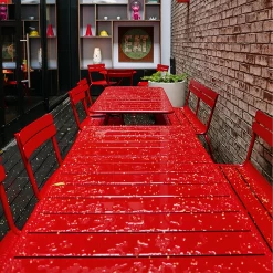 Clearance Luxembourg Rectangular Table / Medium L165cm X D100cm / Anthracite By Fermob -Home Furnishings Shop LUXEMBOURG COQUELICOT NEW YORK VISUEL2020 TOM WATSON 2 55344e80 abda 46a4 a423 0c9409b71628