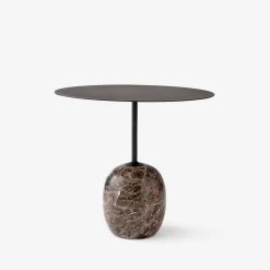 Lato LN8 & LN9 Side Table By &Tradition -Home Furnishings Shop Lato LN9 brown