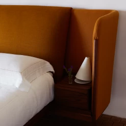 Dubois Bed Low Headboard With Tables By Luca Nichetto -Home Furnishings Shop LowDuboisBedbyNichetto detail YukiSugiura