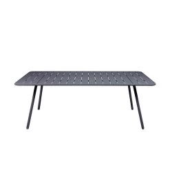 Clearance Luxembourg Rectangular Table / Medium L165cm X D100cm / Anthracite By Fermob