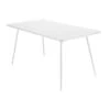 Clearance Luxembourg Rectangular Table / Small L143cm X D80cm / White By Fermob -Home Furnishings Shop LuxembourgTableWhite143x80 dee7028d ef25 4a22 9b47 1e58d0760b90