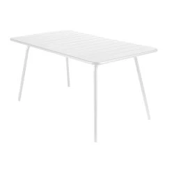 Clearance Luxembourg Rectangular Table / Small L143cm X D80cm / White By Fermob