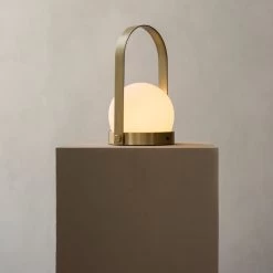 Carrie LED Lamp Brushed Brass By Menu -Home Furnishings Shop MENU Carrie Lamp