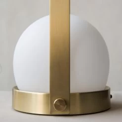 Carrie LED Lamp Brushed Brass By Menu -Home Furnishings Shop MENU Carrie Lamp 3