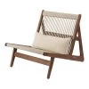 MR01 Initial Chair By Mathias Steen Rasmussen For Gubi 2 MR01 Initial Chair By Mathias Steen Rasmussen For Gubi -Home Furnishings Shop MR01 Initial LoungeChair Walnut Pillow ItemNr.10059248 front3 4