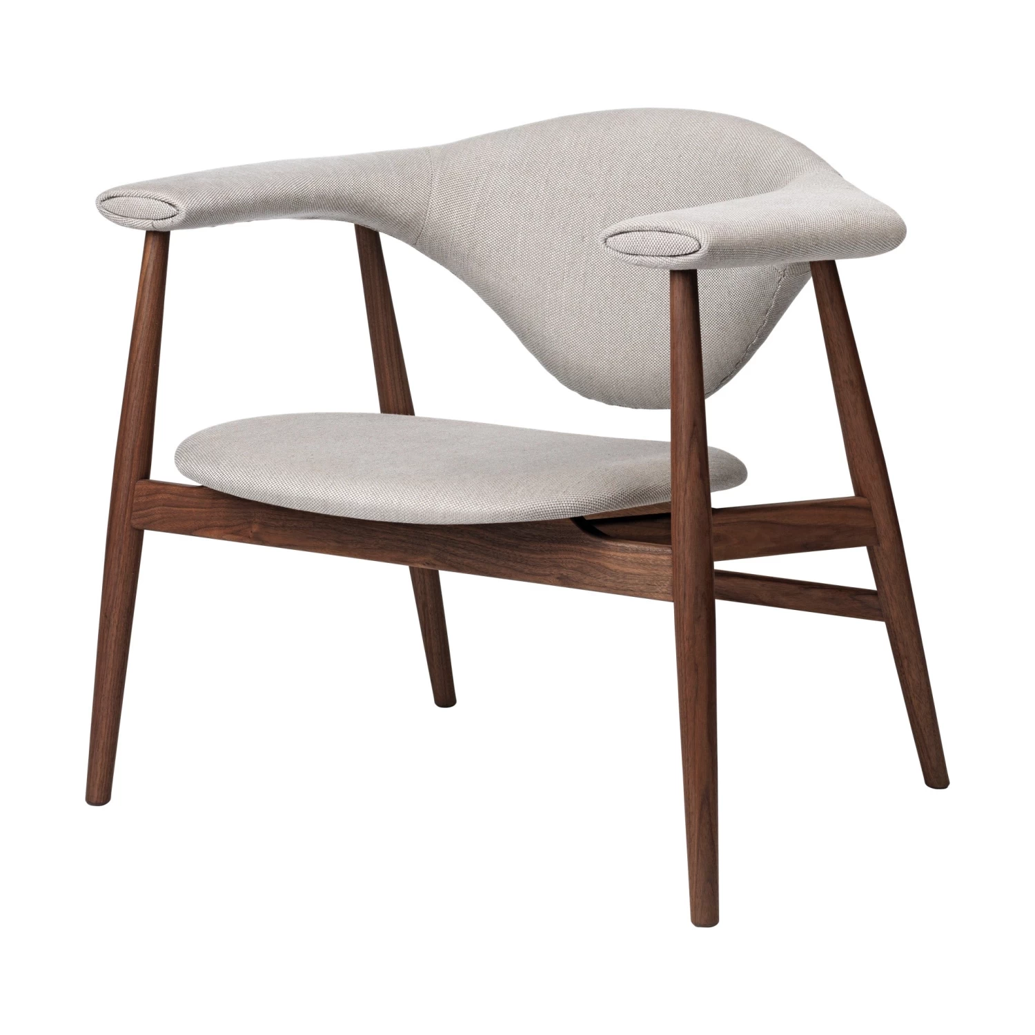 Masculo Lounge Chair Upholstered Wood Base By Gubi 3 Masculo Lounge Chair Upholstered Wood Base By Gubi