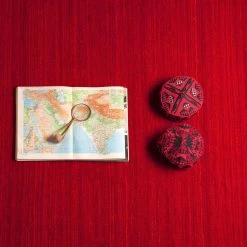 Nomad Rug By Nanimarquina -Home Furnishings Shop NOMAD DEEPRED detail