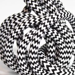 NUD Classic White Porcelain With Textile Cord -Home Furnishings Shop NUDZigZag