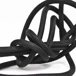 NUD Classic White Porcelain With Textile Cord -Home Furnishings Shop NUD Black