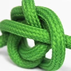 NUD Classic White Porcelain With Textile Cord -Home Furnishings Shop NUD LimeGreen