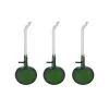 Glass Apple Ornaments Set Of 3 By Iittala 1 Glass Apple Ornaments Set Of 3 By Iittala -Home Furnishings Shop OTCglassapple3setgreen