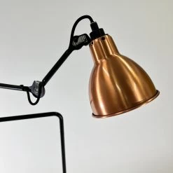Clearance Lampe Gras N°411 Floor Lamp / Black With Copper Shade By La Lampe Gras -Home Furnishings Shop PHOTO 2022 10 20 11 48 35