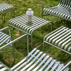 Palissade Ottoman By Hay 23 Palissade Ottoman By Hay -Home Furnishings Shop PalissadeLoungeChairHotGalvanised PalissadeOttomanHotGalvanised PCPortablecreamwhite