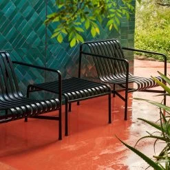 Palissade Lounge Chair Low By Hay -Home Furnishings Shop PalissadeLoungeChairLowanthracite PalissadeOttomananthracite