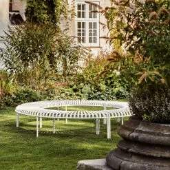 Palissade Park Bench By Ronan & Erwan Bouroullec For Hay -Home Furnishings Shop PalissadeParkBenchskygrey