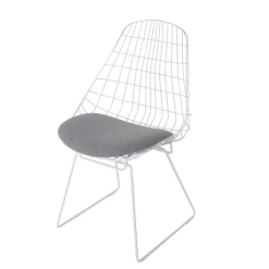 Wire Chair SM05 By Pastoe -Home Furnishings Shop Pastoe SM05 wit grijs