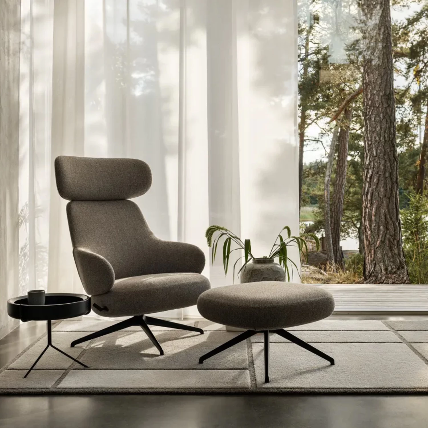 Pillo Chair With Swivel Base By Swedese 7 Pillo Chair With Swivel Base By Swedese - Image 5