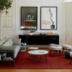 Trio Round Coffee Table Marble Top By Neri & Hu 11 Trio Round Coffee Table Marble Top By Neri & Hu -Home Furnishings Shop PlatformSofa SoloLoungeChair TrunkLowCabinet TrioTablesbyNeri Hu photoYukiSugiura