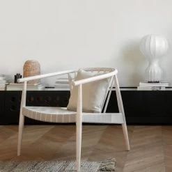 Clearance Reprise Chair - Webbed Seat / Natural Matt Ash -Home Furnishings Shop RepriseChairLifestyle