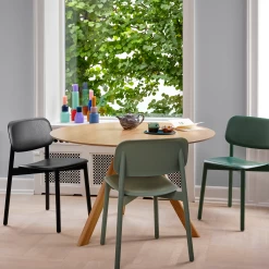 Copenhague Dining Table CPH 20 By Hay -Home Furnishings Shop SoftEdge12dustygreenwblacqueroak SoftEdge12softblackwblacqueroak CPH20wblacqueroak