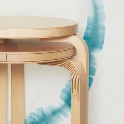 Artek Stool 60 Kontrasti Anniversary Edition By Alvar Aalto -Home Furnishings Shop Stool60Kontrasti 1