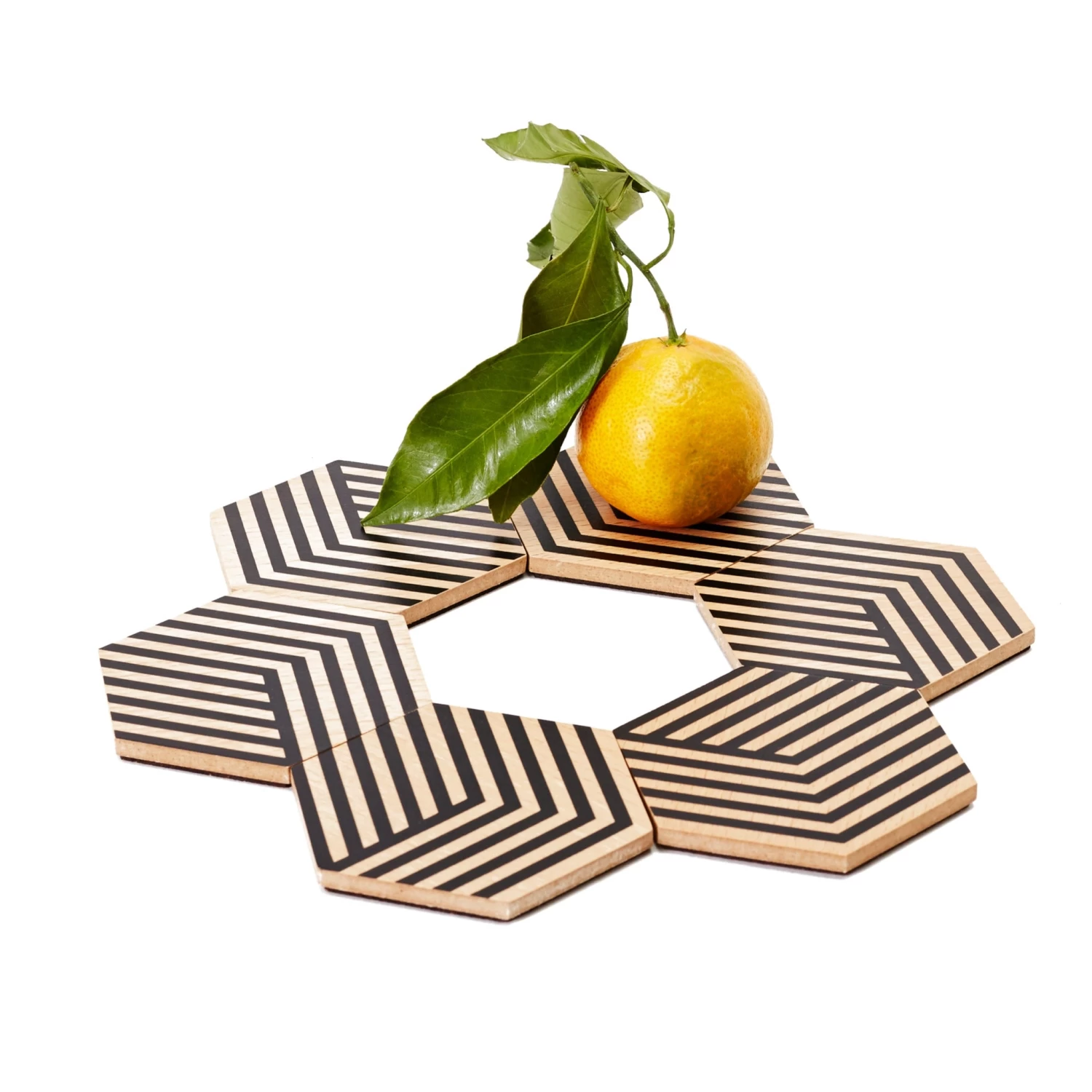 Optic Black Table Tiles By Areaware 4 Optic Black Table Tiles By Areaware - Image 2