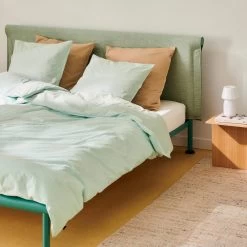 Tamoto Bed UK/IE Edition By Hay -Home Furnishings Shop TamotoBedMetaphor023headboard mintturquoisepowdercoatedframe SlitTableWoodOblongwblacqueroak ApolloPortable