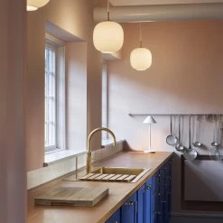 VL45 Radiohus Pendant Light By Louis Poulsen -Home Furnishings Shop VL45 Keglen Table White Interior AW21 08137