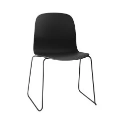 Clearance Visu Chair Sled Base / All Black By Muuto