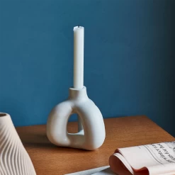 W&S Candleholder By Wang & Söderström For Hay -Home Furnishings Shop W and S Complot Candleholder ivory