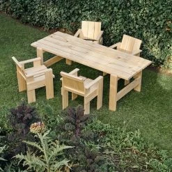 Crate Dining Chair By Rietveld Originals X HAY -Home Furnishings Shop WeekdayTableL230 CrateDiningChairwblacqueredpinewood