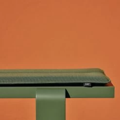 Weekday Seat Cushions By Hannes & Fritz For Hay -Home Furnishings Shop Weekdaybencholivewblacqueredpinewood WeekdayCushionolive
