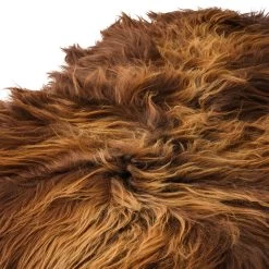 Icelandic Lambskin By Cuero -Home Furnishings Shop WildBrownCloseUp