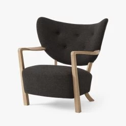 Wulff Lounge Chair ATD2 By &Tradition -Home Furnishings Shop Wulff ATD2 Oiled oak w. hallingdal 376