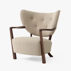 Wulff Lounge Chair ATD2 By &Tradition -Home Furnishings Shop Wulff ATD2 Oiled wlanut w. karakorum 003