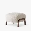 Wulff Pouf ATD3 By &Tradition -Home Furnishings Shop Wulff Pouf ATD3 Walnut sheep side