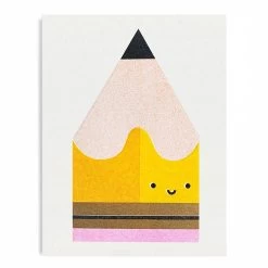 Yellow Pencil Mini Card By Scout Editions