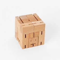 Cubebot By David Weeks 9 Cubebot By David Weeks -Home Furnishings Shop areaware cubebot natural cubed