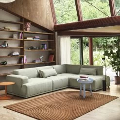 Relevo Rug By Studiopepe For Muuto -Home Furnishings Shop connect soft corner config 2 ecriture 910 relevo burnt orange 170x240 around light blue strand 60 muuto org