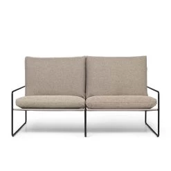Desert Sofa 2 Seater By Ferm Living -Home Furnishings Shop fermLIVING SS22 DesertSofa 2seater BlackDarkSand 1104265434 pack 1