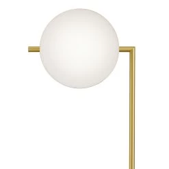 Captain Flint Floor Lamp By Flos -Home Furnishings Shop flos captain flint brushed brass detail