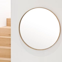 Glance Mirror By Lincoln Rivers For Wireworks -Home Furnishings Shop glance660roundwallmirror7.staircasel30031.27