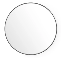 Glance Mirror By Lincoln Rivers For Wireworks -Home Furnishings Shop glance660wallmirrordarkoak1.front